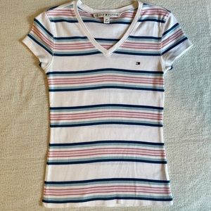 Tommy hilfiger striped fitted shirt